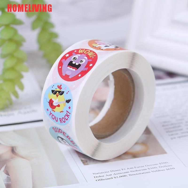 Cuộn 500 Miếng Dán Khen Thưởng Cho Học Sinh