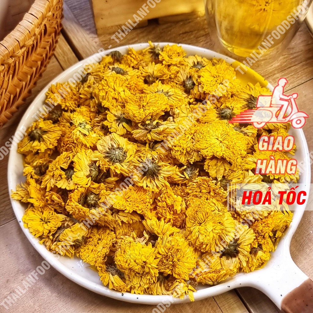 Trà Hoa Cúc Vàng (Hoàng Cúc) Lon 100Gram