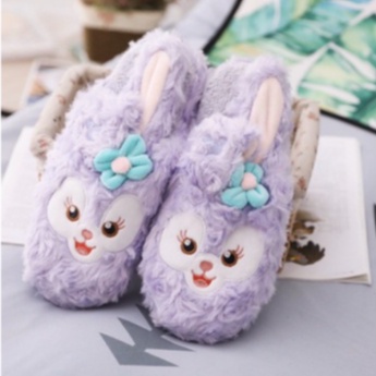 Dép bông đi trong nhà XIAODUOJIAJU chống trượt hình Hello Kitty xinh xắn thời trang 365