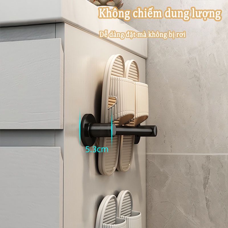 Giá treo dép GUANCHUANG dán tường sử dụng trong phòng tắm tiện lợi