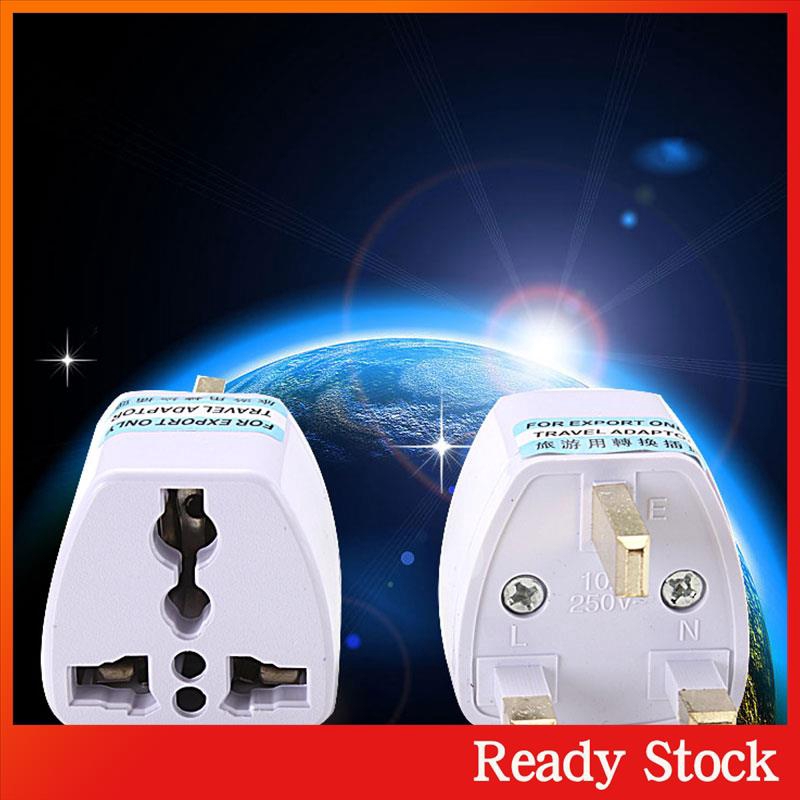 Adapter Du Lịch 3 Pin Plug Uk To Universal 2 & 3 Pin Plug Portable