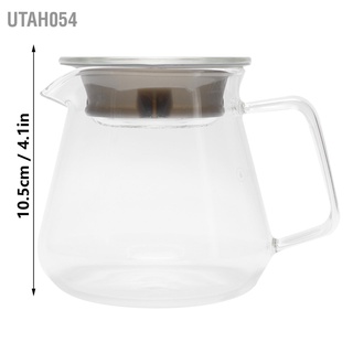 [Hàng HOT] Bình Đựng Cà Phê Thuỷ Tinh V60 300ml - 500ml【Utah054】