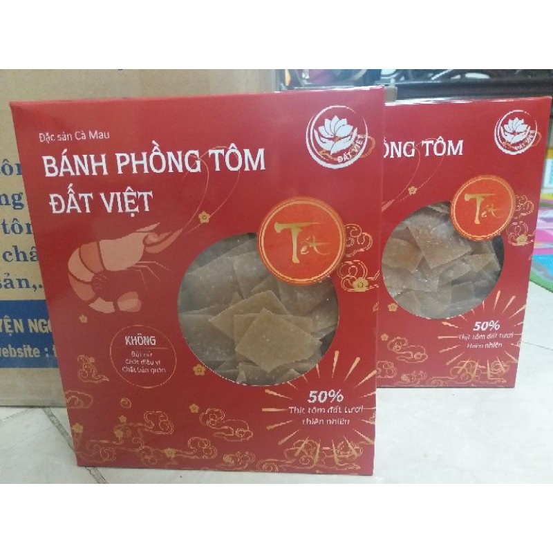 Phồng tôm Đất Việt 50% tôm thật