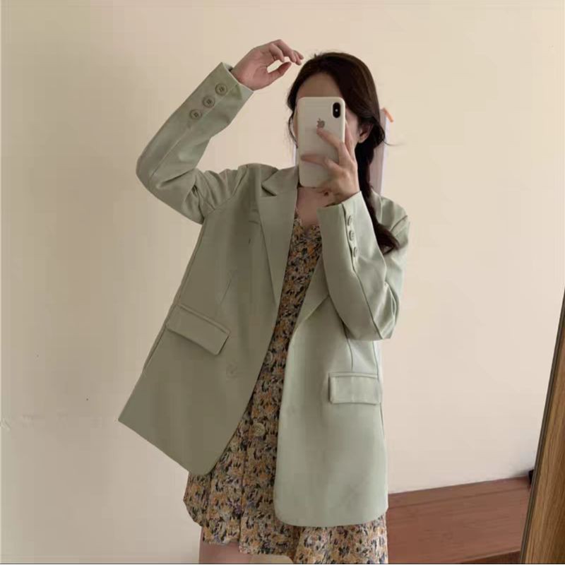 (Hàng Đẹp)Áo blazer phiên bản mới Hàn Quốc-HC274.Ảnh thật 4 hình cuối