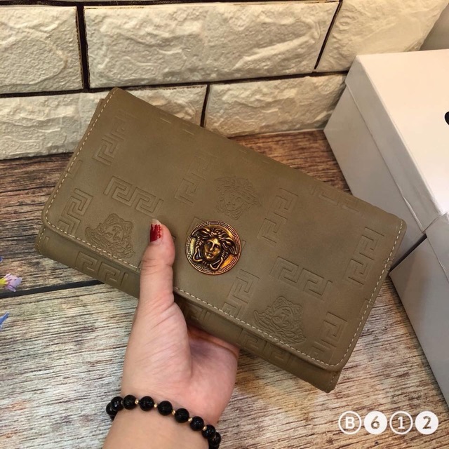 Ví cầm tay Versace hàng xuất dư có dây đeo