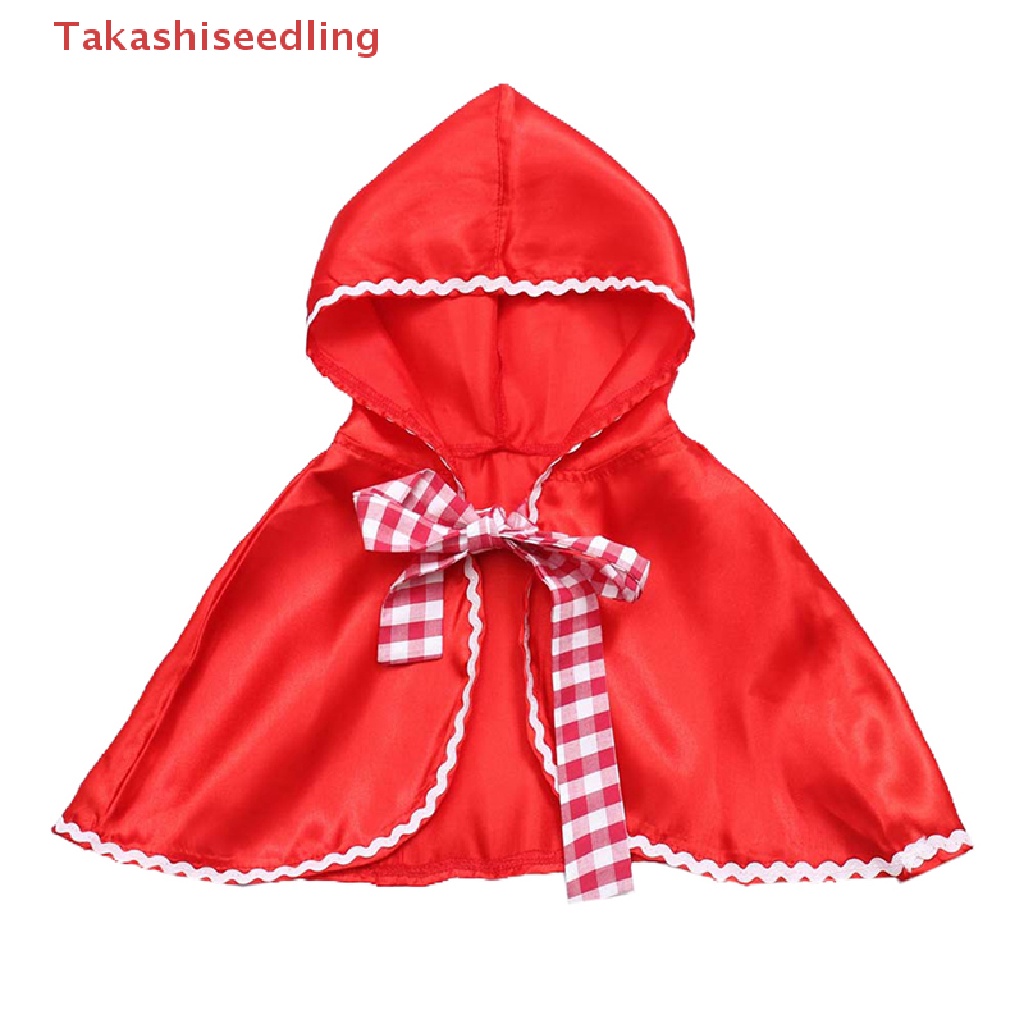 Áo Choàng Hóa Trang Cô Bé Quàng Khăn Đỏ Đáng Yêu Cho Bé Gái Dịp Halloween