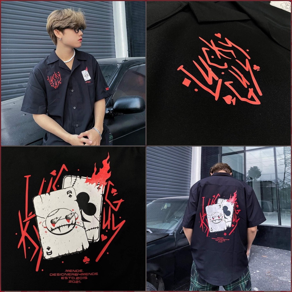 MENDE - Jackbot Shirt - Áo sơ mi nam tay ngắn