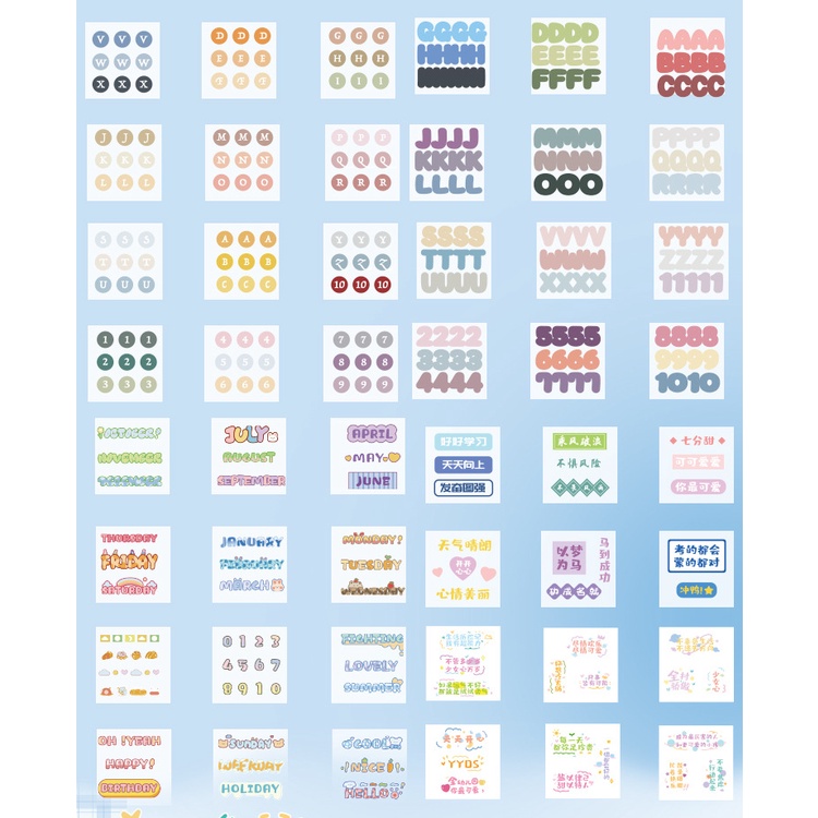 Bộ 100 Miếng Dán Chống Thấm Nước Hình Chòm Sao Dễ Thương Dùng Trang Trí Hộp Quà