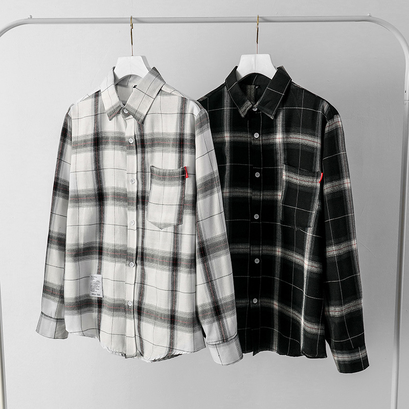 Áo Sơ Mi Caro Dài Tay Phong Cách Hàn Quốc Dành Cho Nam Size M-3Xl