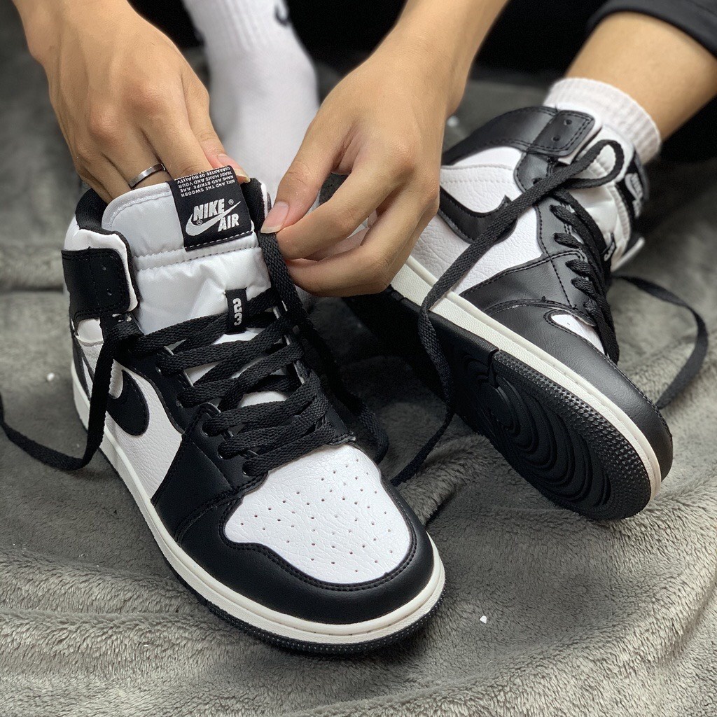 Giày Jordan Cổ Cao Jd 1 Cao Cổ, Jodan Panda Full Size 36 - 43 Hottrend dễ phối đồ Full Bill, Box