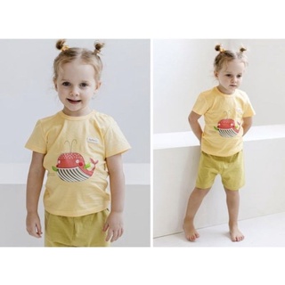Bộ cộc tay cotton cho bé/bé trai/bé gái The Minou xuất Hàn