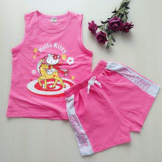 🔥XẢ LẺ SIZE 🔥Q1898(20kg _40kg) đồ bộ quần áo sát nách bé gái size đại .chất cotton 4 chiều dai mịn đẹp