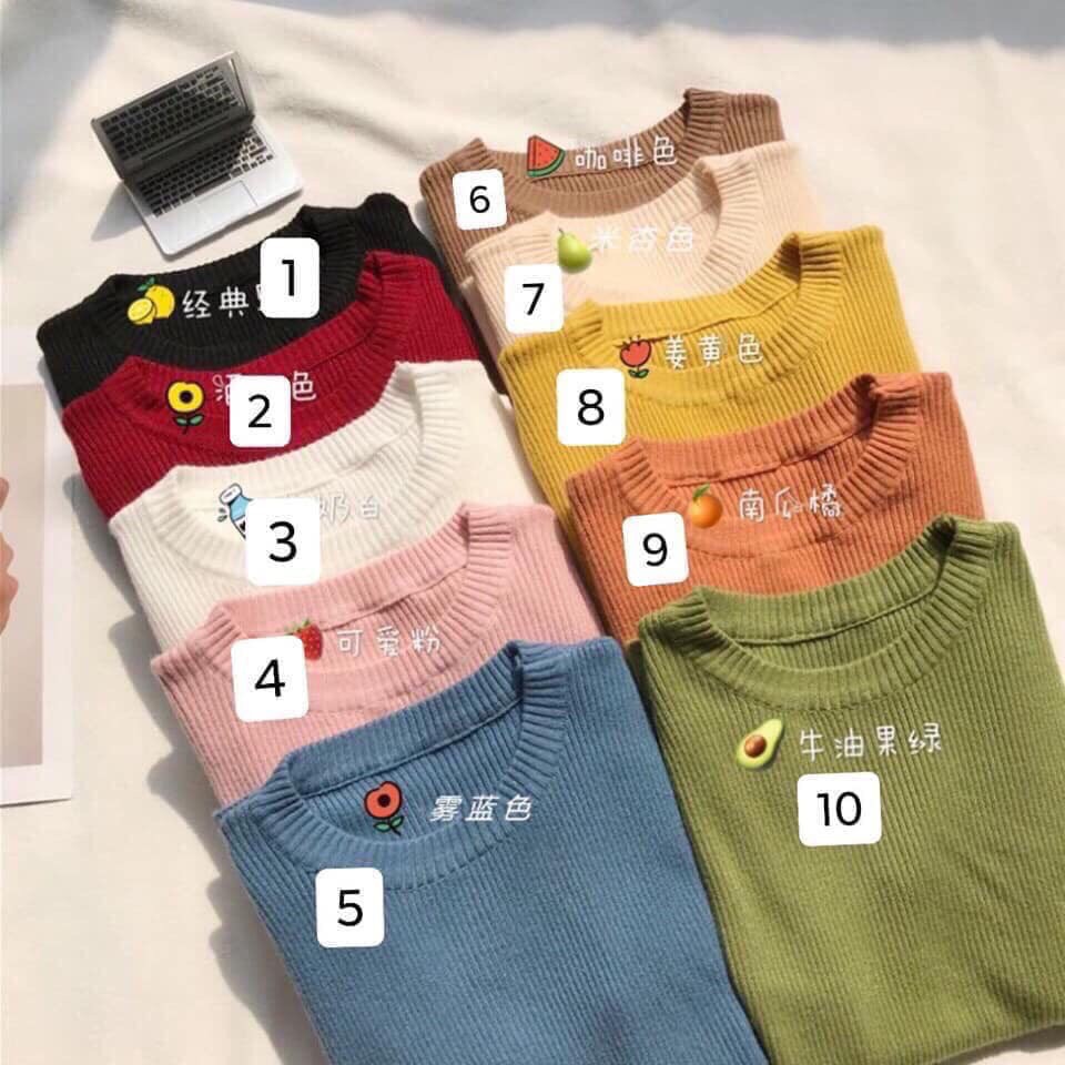 Áo len tăm cổ tròn Quảng Châu chất đẹp | BigBuy360 - bigbuy360.vn