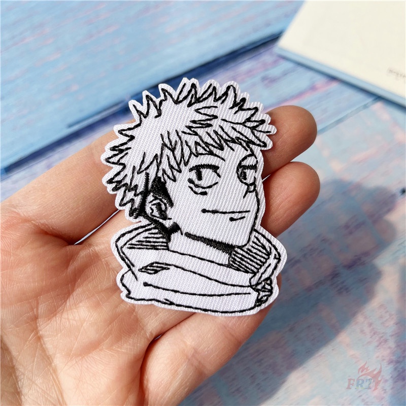 ♥ Miếng Dán Ủi Họa Tiết Itadori Yuji & Gojo Satoru - Jujutsu Kaisen ♥ 1 Sticker Ủi Thêu Hình Anime