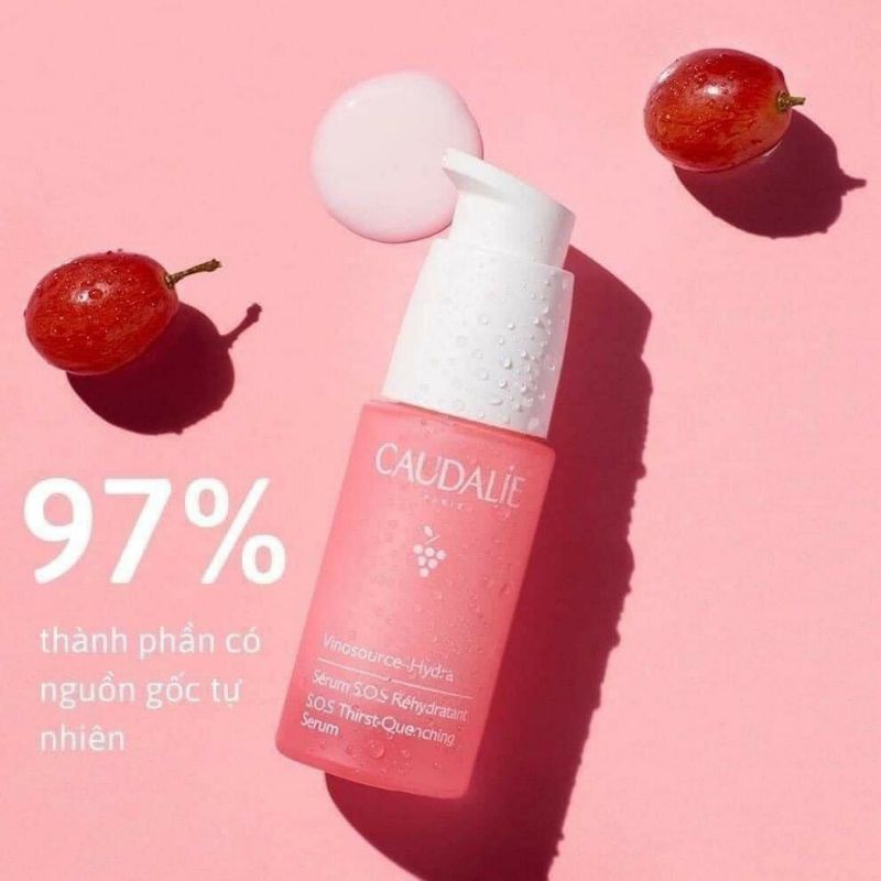 Serum cấp nước Caudalie SOS Vinosource-Hydra 30ml fullbox