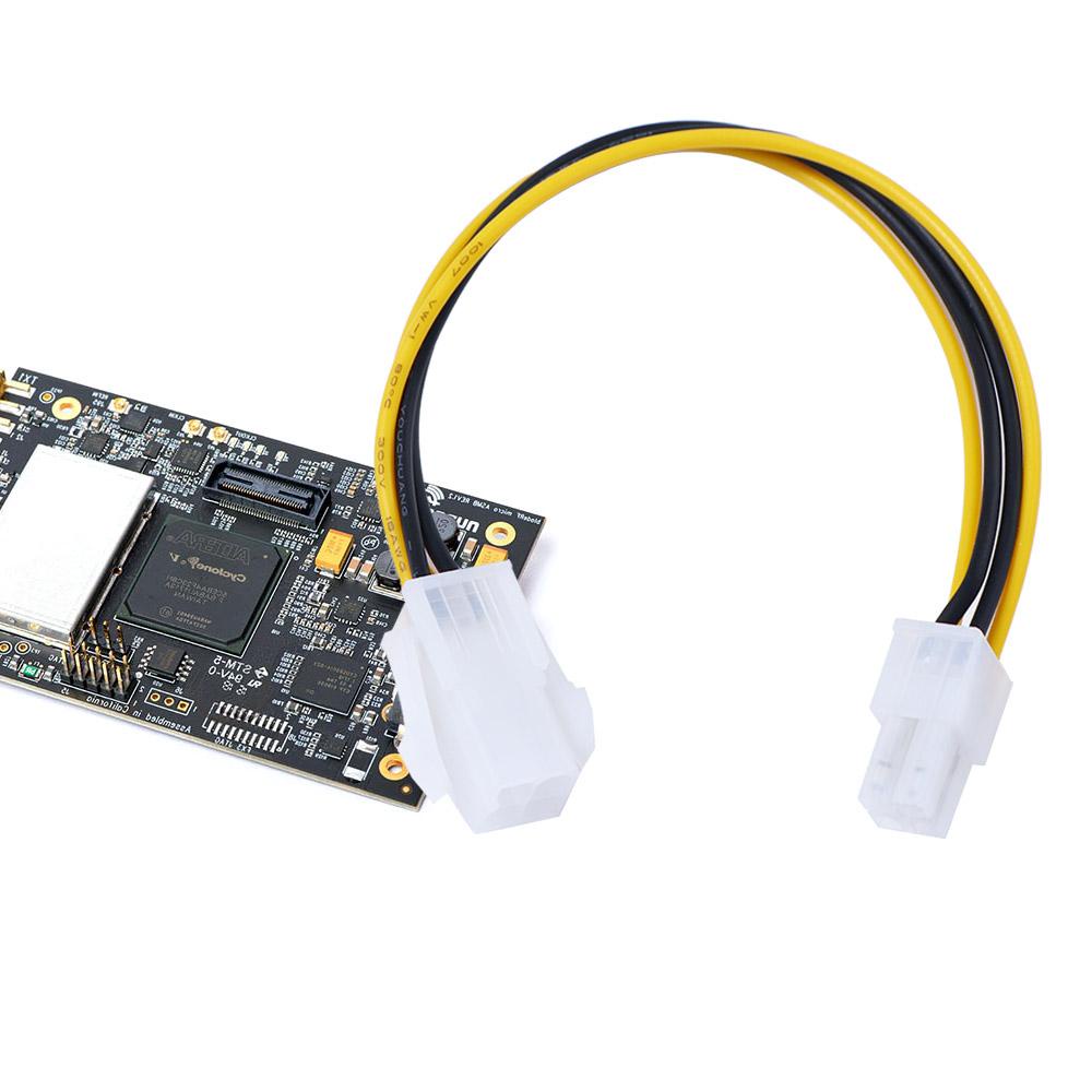 Dây Cáp Nối Dài Nguồn AUGUSTINA 20cm Chuyển Đổi 4 Pin Male Sang Female 4Pin Female Cho PC
