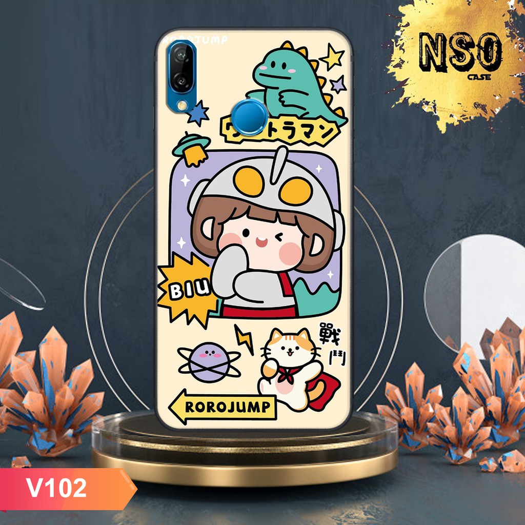 Ốp Lưng Huawei Nova 3- Nova 3e- Nova 3i In Hình Roro Jump Siêu Cute