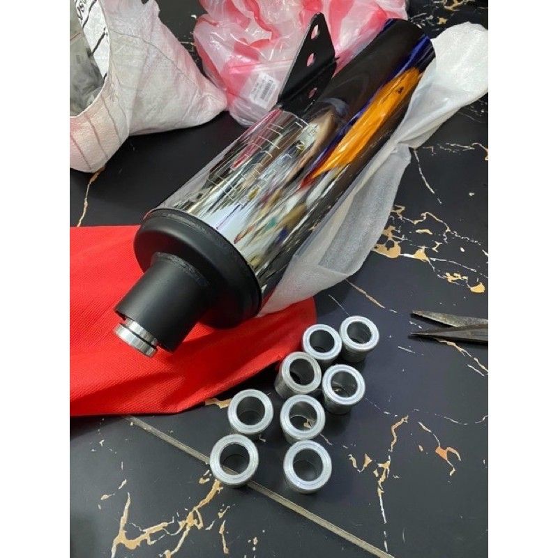PÔ CBR REDLEO KÈM CỔ INOX 1 KHÚC GẮN SIRIUS WAWE DREAM CUP JUPITER EX50...