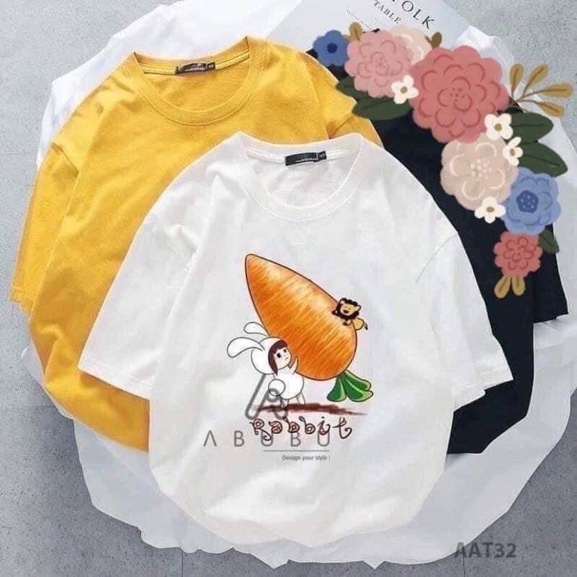 ❤🧡💛💚Freeship Xtra👕👕 Áo thun nữ giá rẻ free size in hình siêu cute , vải thun co giãn 4 chiều mềm mại từ 40kg đến 60kg