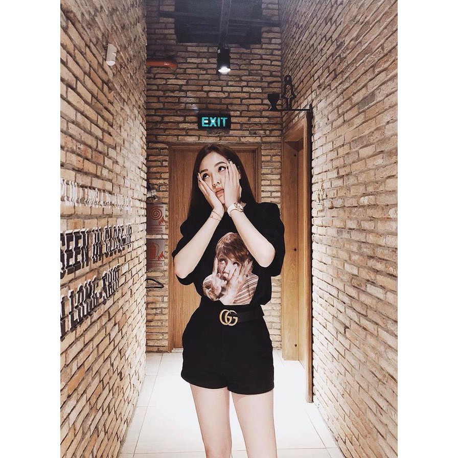 THẮT LƯNG NỮ CÓ LOGO BẰNG ĐỒNG DÂY BẰNG DA BẢNG 2,5CM MÀU ĐEN (KHÔNG HỘP) | BigBuy360 - bigbuy360.vn