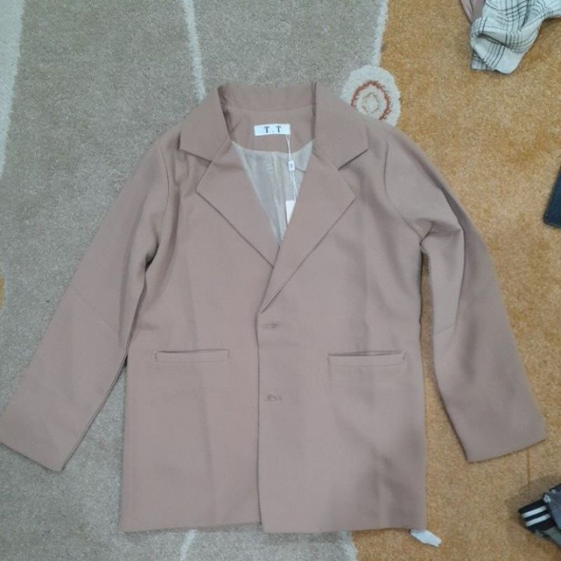 Áo khoác blazer kẻ 2 lớp sang xịn lịch sự cho nữ | BigBuy360 - bigbuy360.vn
