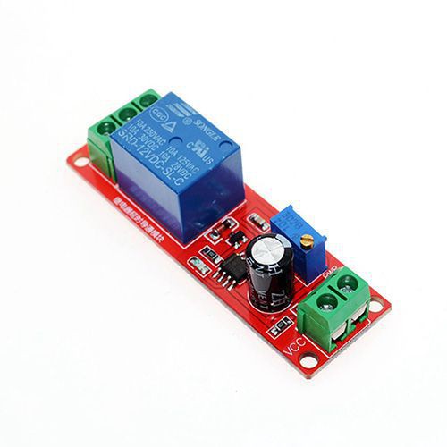 Module tạo trễ sử dụng ne555 có relay nguồn 5v .