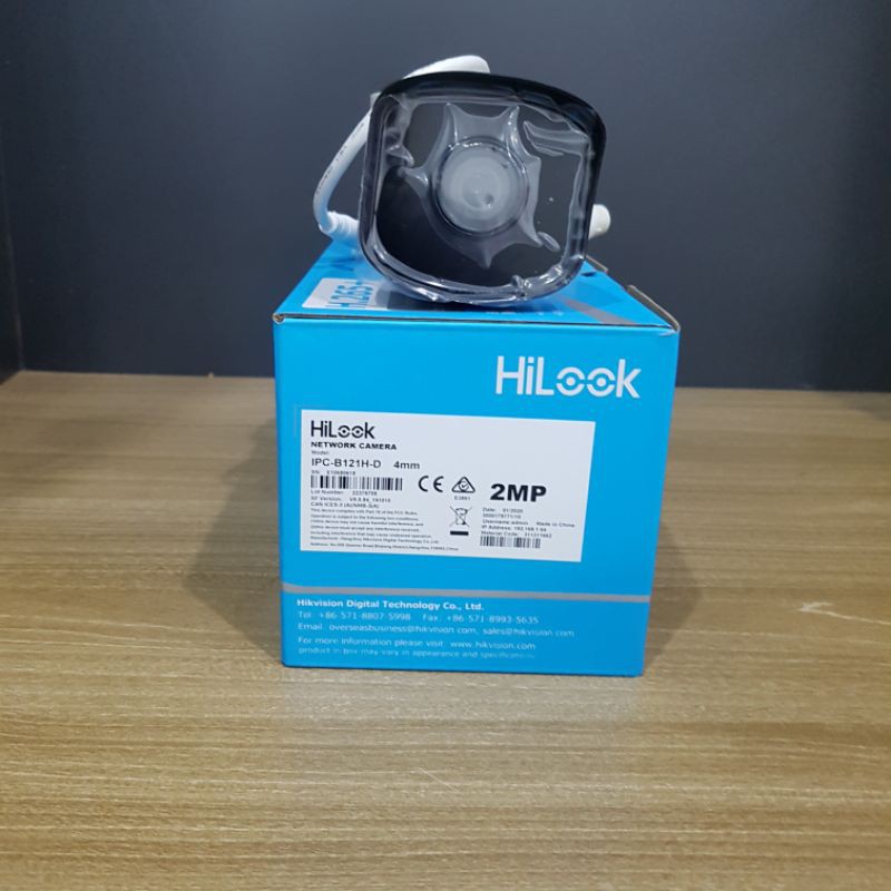 Camera IP hồng ngoại 2.0 Megapixel HILOOK IPC-B121H-D - Hàng chính hãng