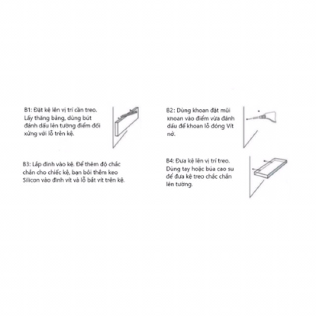 KỆ Ô VUÔNG TREO TƯỜNG 20x20x20 | BigBuy360 - bigbuy360.vn