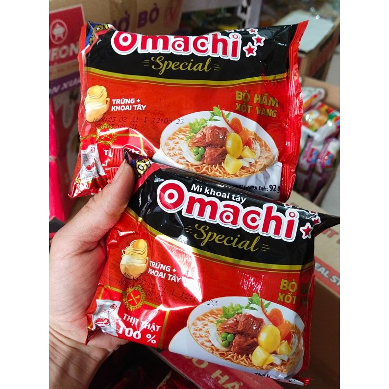 Mỳ Omachi Bò hầm sốt vang