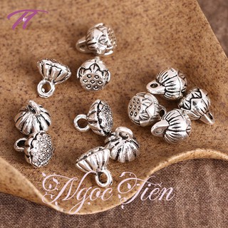 Charm búp sen bạc Tây tạng