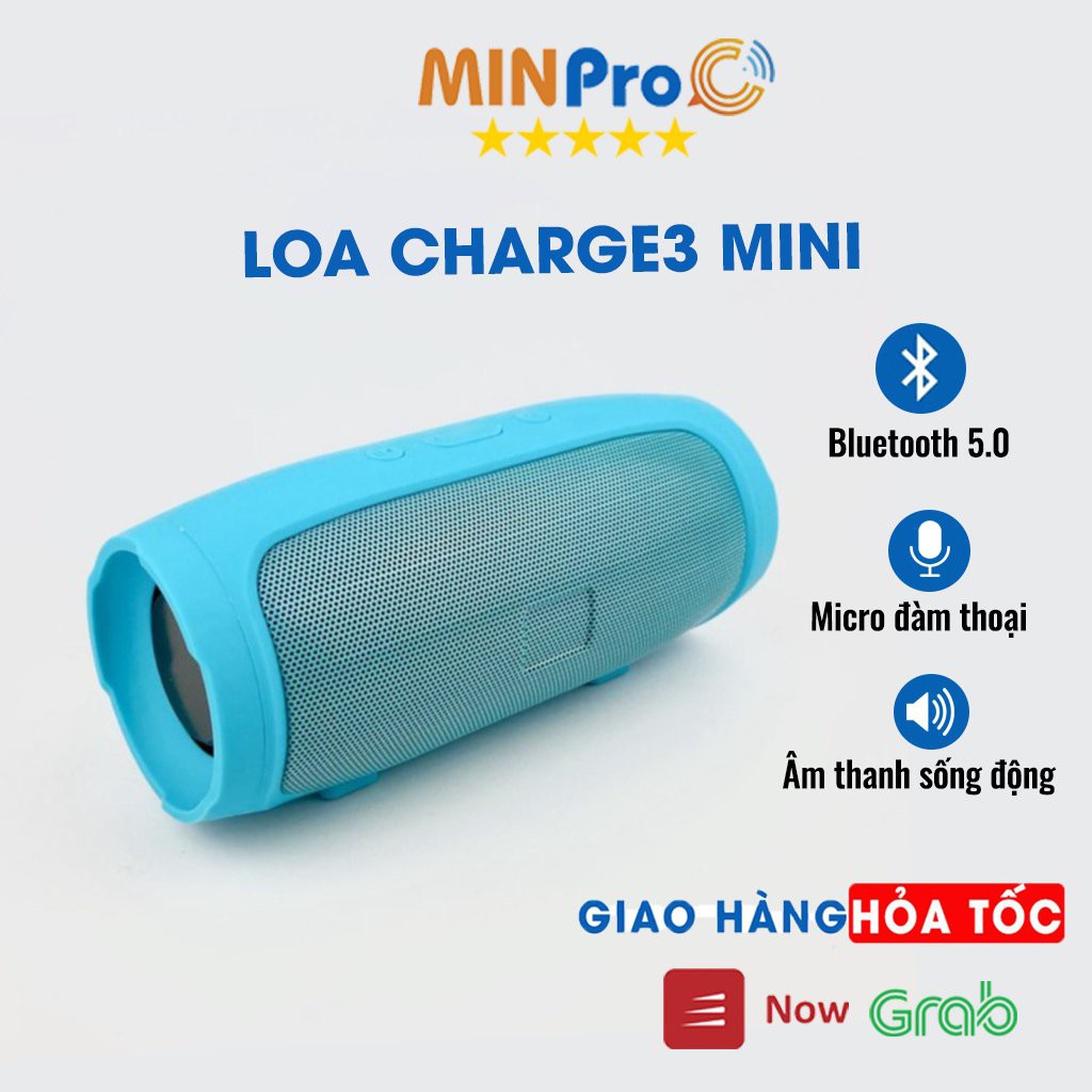 Loa bluetooth mini CHARGE 3 không dây,nghe nhạc,giá rẻ,âm thanh chất lượng MINPRO