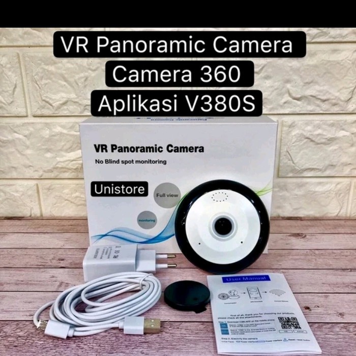 Camera 3d Ip Không Dây 360 Độ Hình Cá Xoay 360 Độ V380