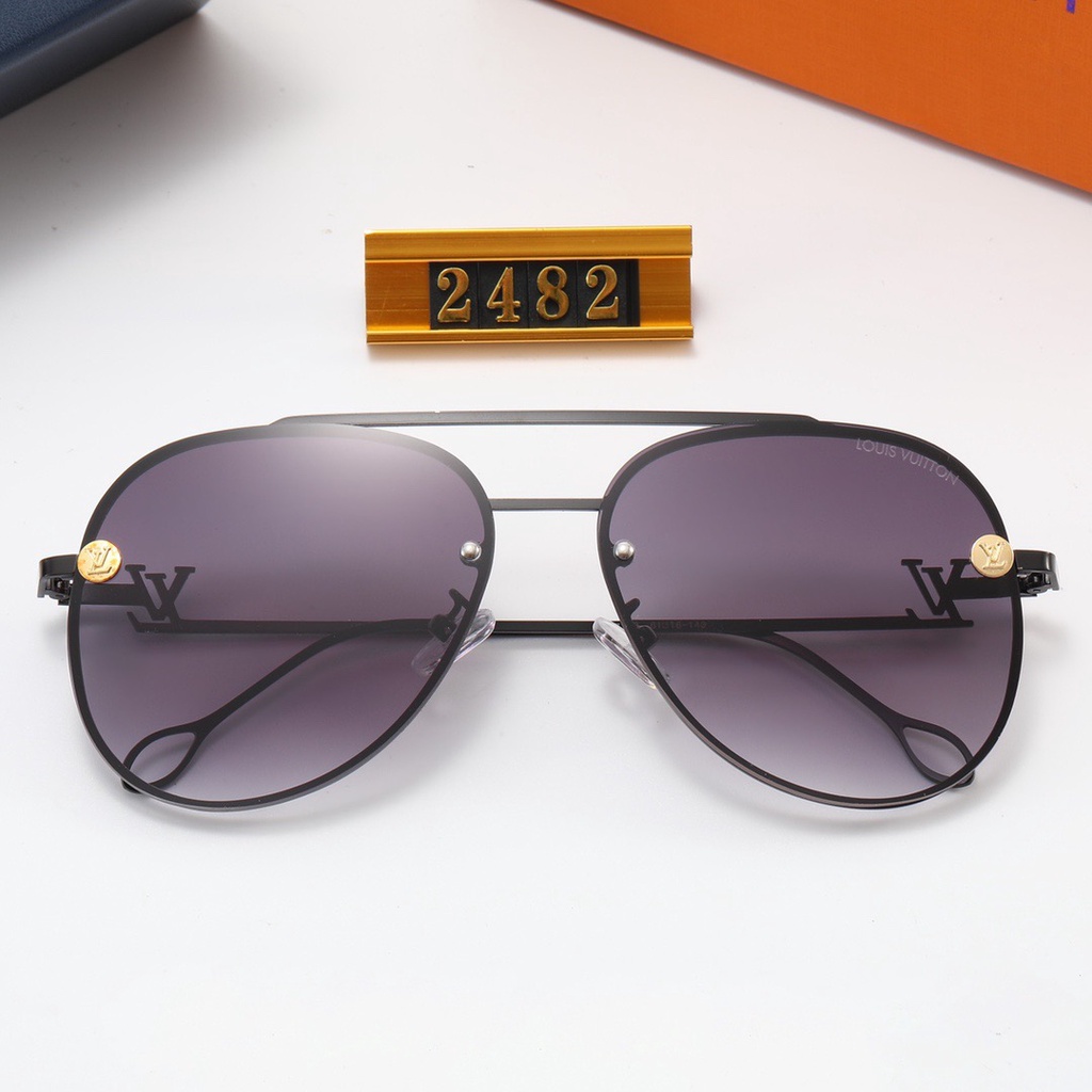 Kính Mát Thương Hiệu Louis VUITTON Phong Cách Retro Thời Trang Dành Cho Nam