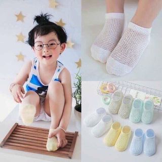 Set 10 đôi tất lưới 5 màu cho bé