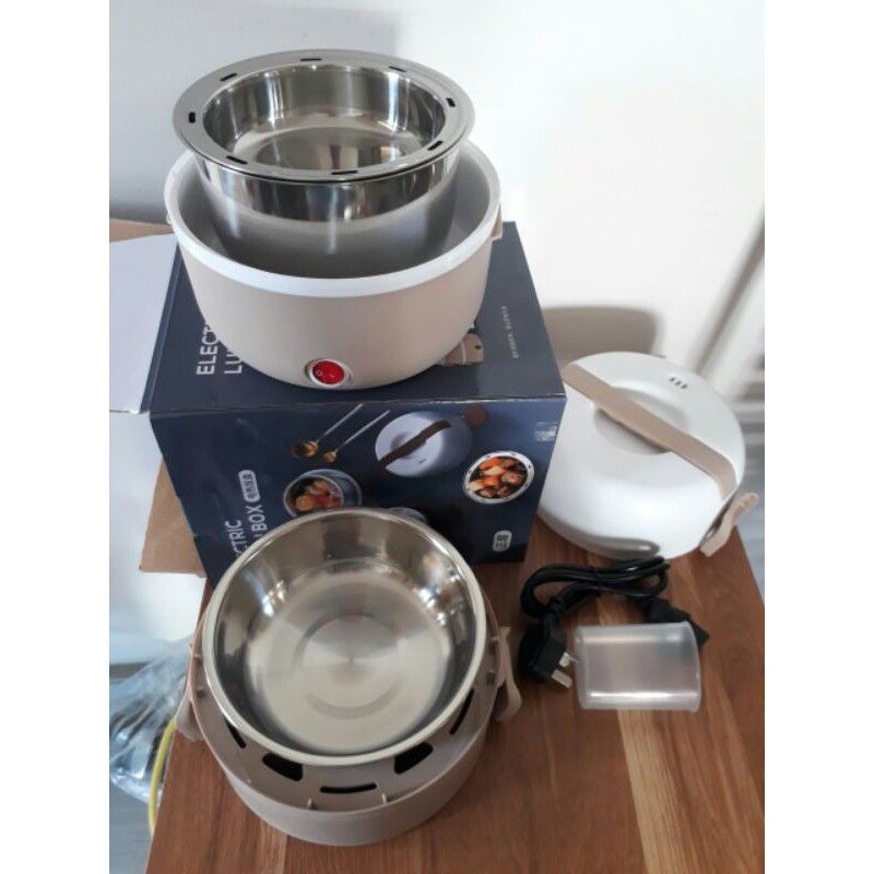Hộp cơm hâm nóng 3 tầng inox 304 khít canh | BigBuy360 - bigbuy360.vn