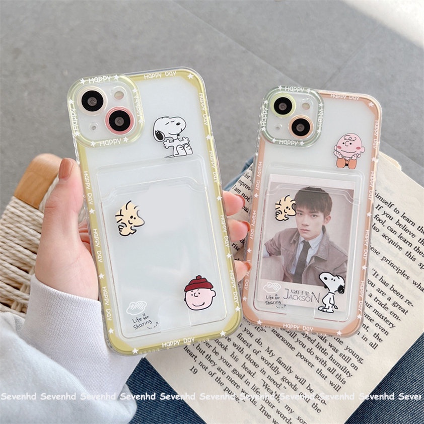 Ốp Điện Thoại Dẻo Họa Tiết Hoạt Hình Snoopy Cho iPhone 14 13 12 11 Pro Max X XR Xs Max 8 7 6 6s Plus SE 2020