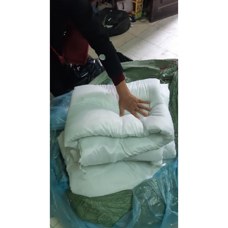 Ruột chăn bông bộ đội luồn vỏ chăn rằn ri, kt 1m5 1m6