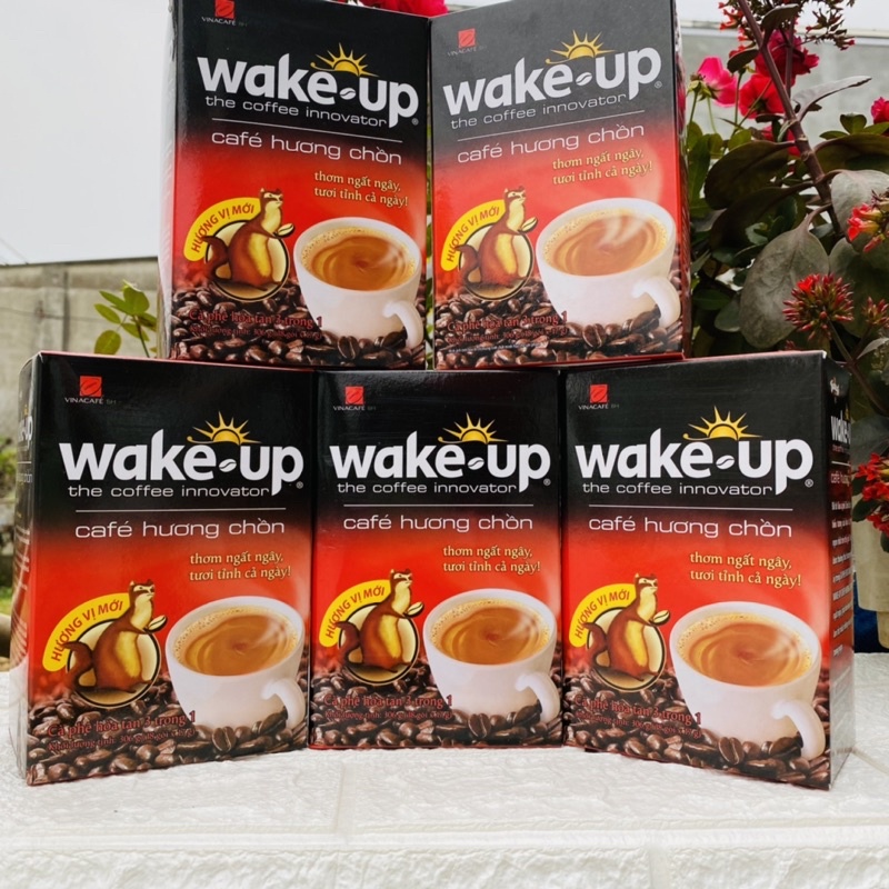 Cà phê Wake-Up Hương Chồn Hộp 18 gói x17g Mẫu Mới