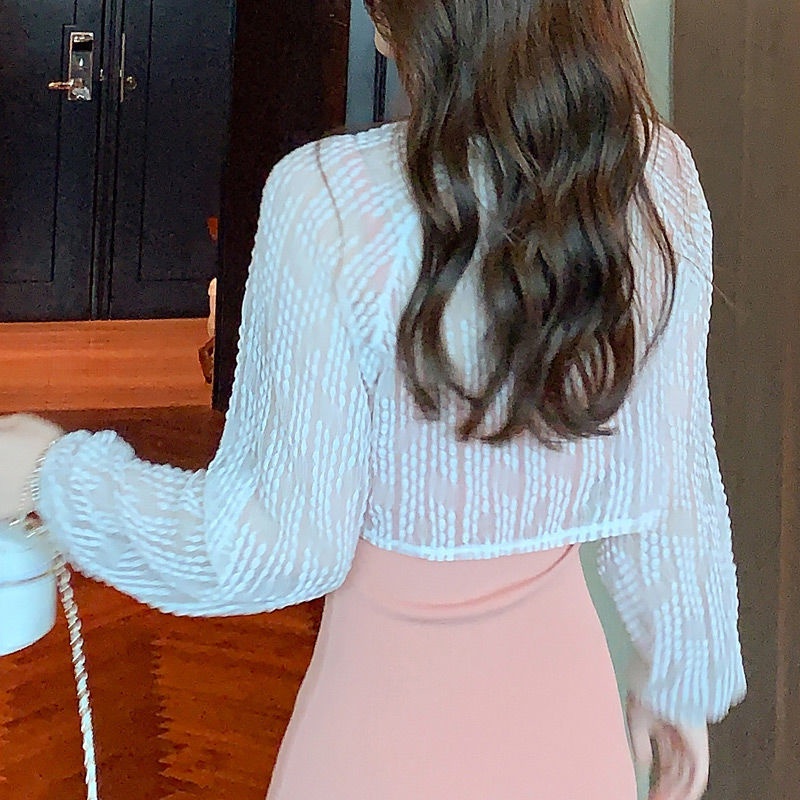 Áo khoác cardigan chống nắng chất liệu chiffon dễ phối đồ thời trang thời trang cho nữ