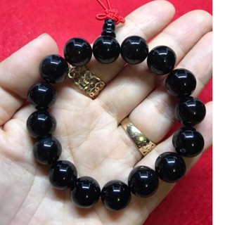 VÒNG TAY ĐÁ PHONG THỦY MAY MẮN 12LY