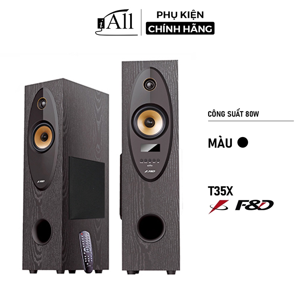 Loa tháp bluetooth F&amp;D T35X âm thanh sống động hát karaoke, xem phim - iAll Store