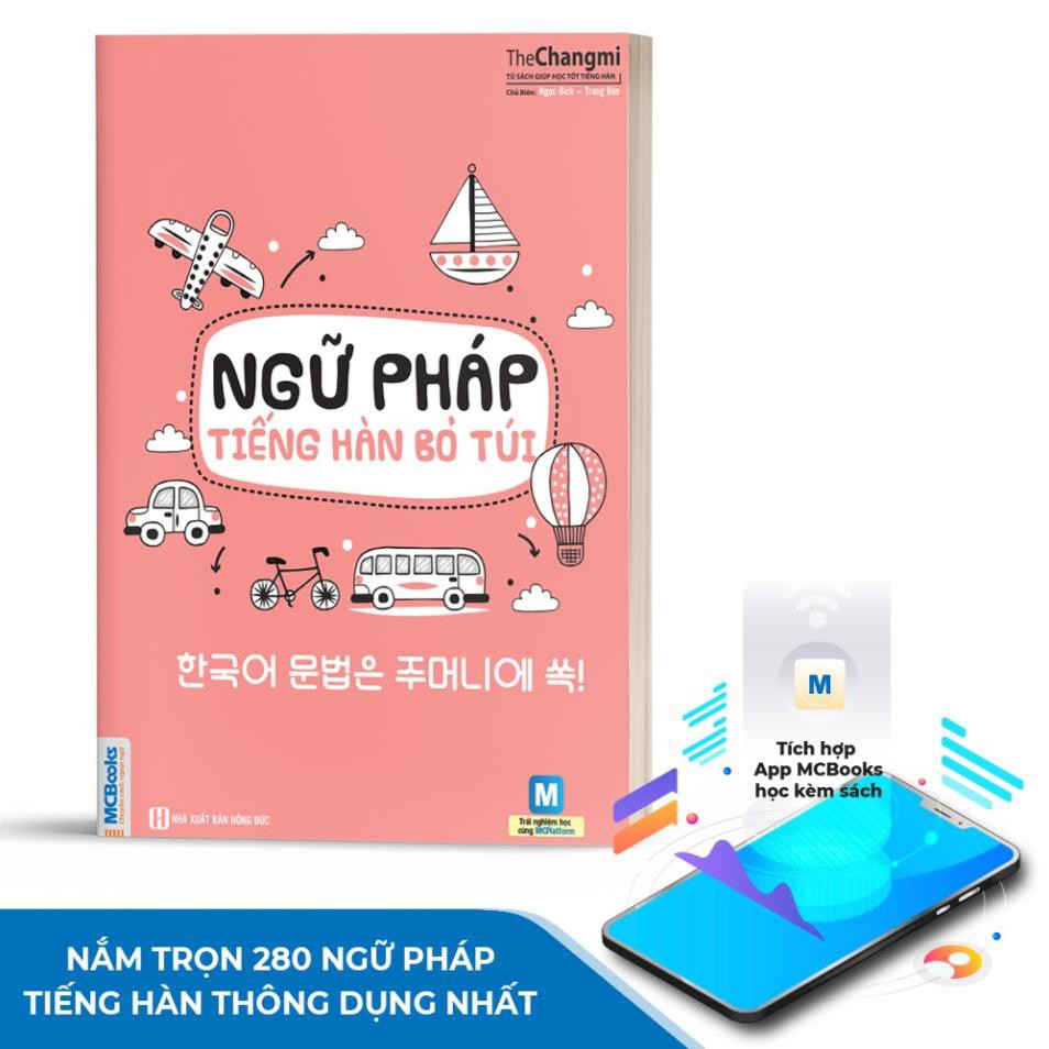 Sách - Ngữ Pháp Tiếng Hàn Bỏ Túi Giải Thích Chi Tiết [MCBOOKS]