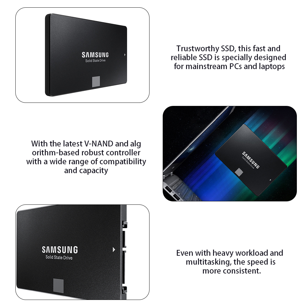 Ổ cứng SSD SAMSUNG 850 EVO 64G / 1T SSD 2.5'' chất lượng cao cho máy tính xách tay

 | BigBuy360 - bigbuy360.vn