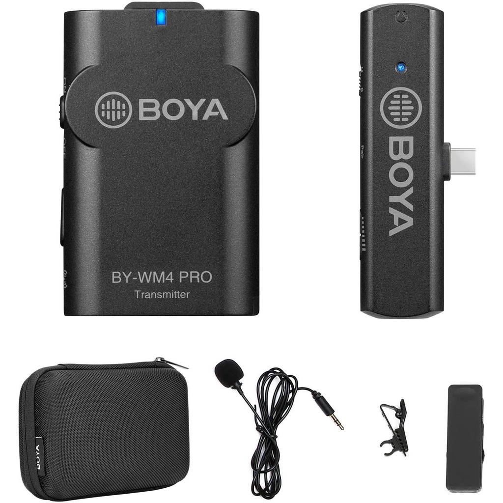 Micro thu âm không dây Boya BY-WM4 Pro K5, Cổng Type C