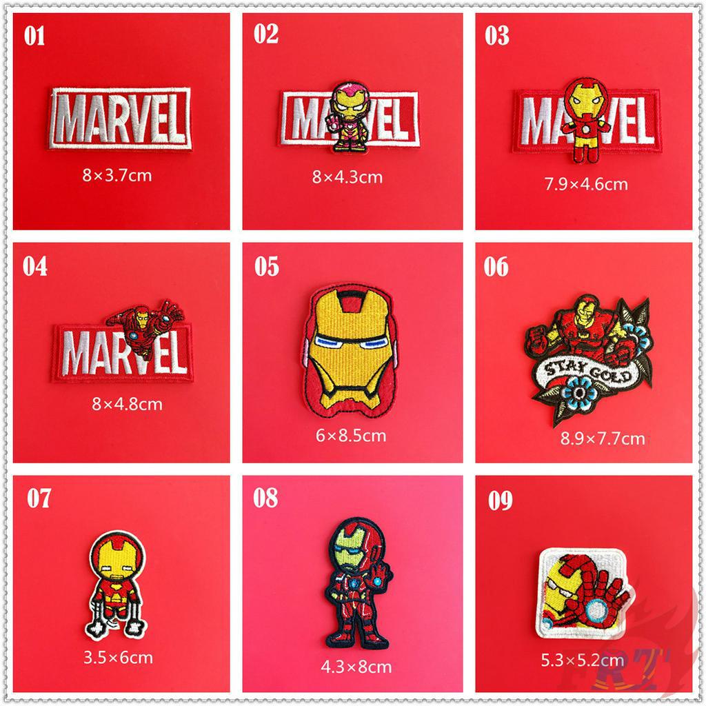 Miếng ủi thêu hình siêu anh hùng Iron Man