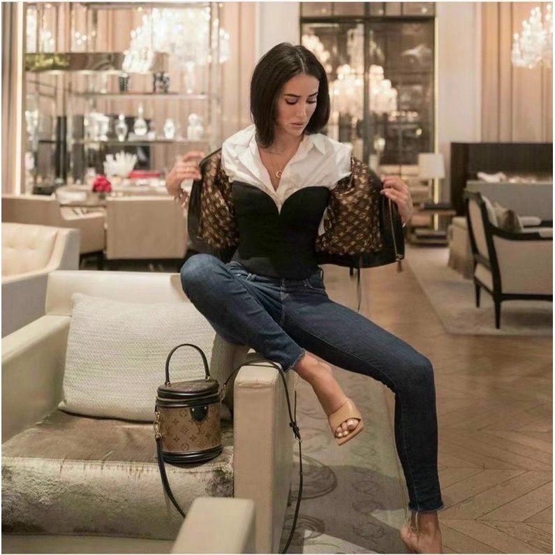 TÚI CẶP LỒNG LV CANNSE Size 15cm CHẤT DA THẬT