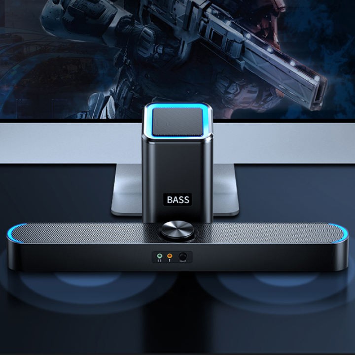 LOA SOUNDBAR MÁY TÍNH SADA V238 KÈM CỤC BASS SIÊU TRẦM HÀNG CHẤT LƯỢNG