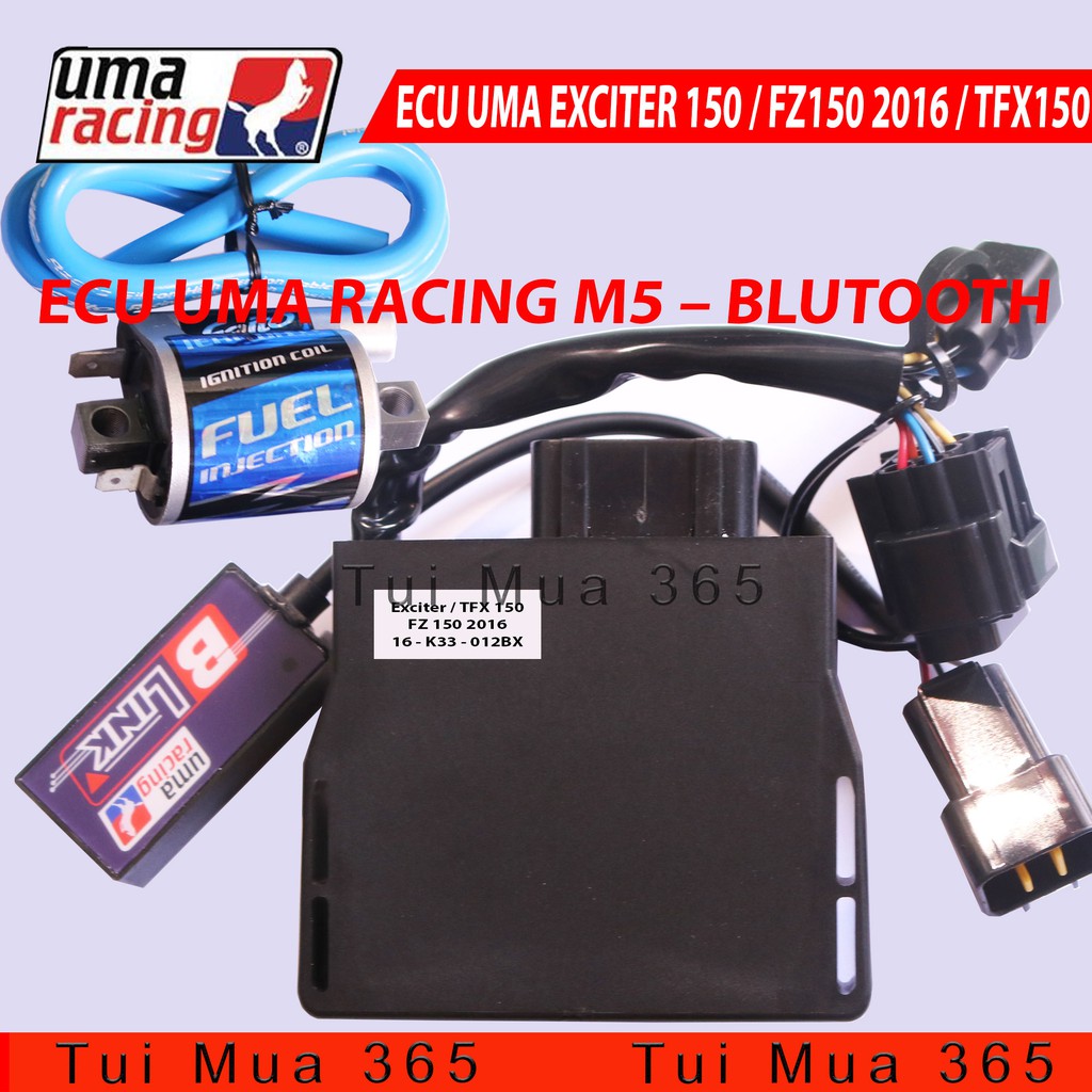 Combo ECU UMA M5 và Mobin Sườn Faito Fi cho EXCITER 150, MX KING, FZ 150 2016, TFX 150