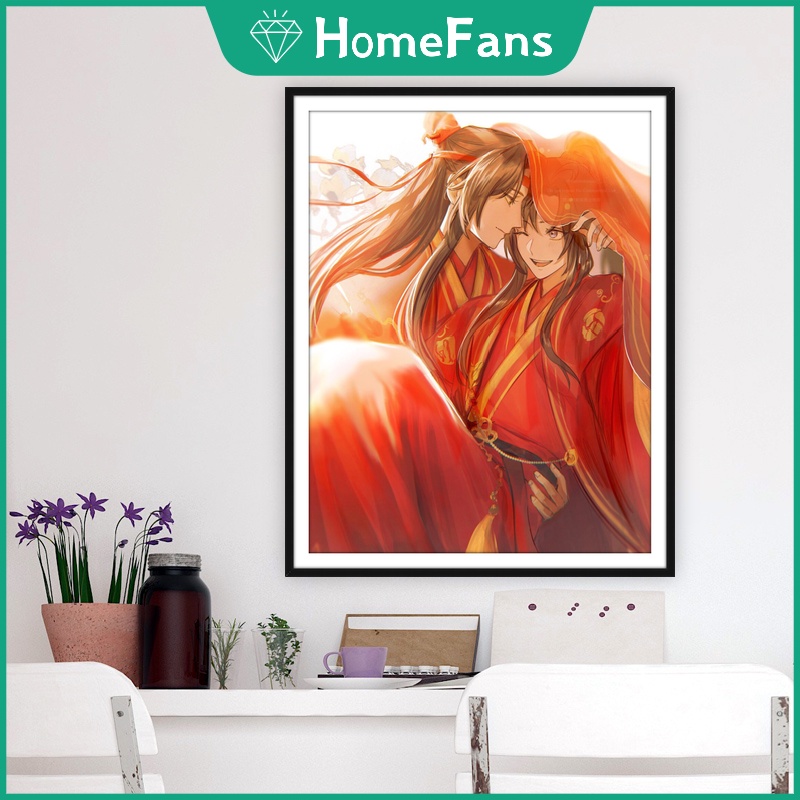 Bộ Tranh Đính Đá 5D Tự Làm 40x50cm Họa Tiết Hoạt Hình Xinh Xắn Trang Trí Nhà Cửa