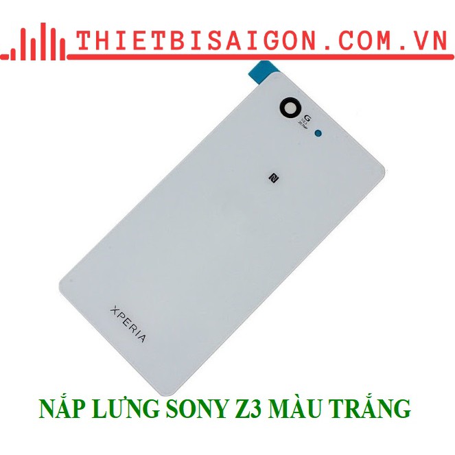 NẮP LƯNG SONY Z3 MÀU TRẮNG